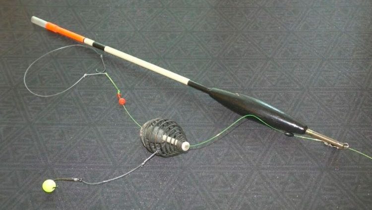 Float rod with a feeder: for crucian and carp