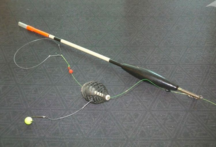 Float rod with a feeder: for crucian and carp