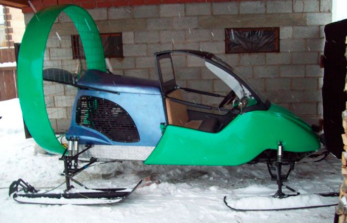 Homemade snowmobile: technical specifications, how to do it yourself
