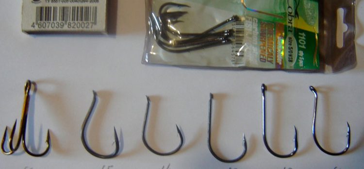 Hook for catfish, hook sizes and characteristics