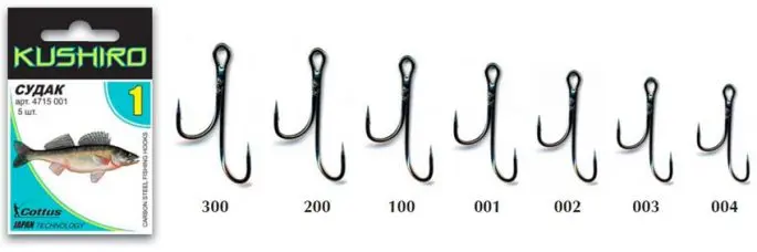 Hook for pike perch: which hook to choose when fishing for live bait, number