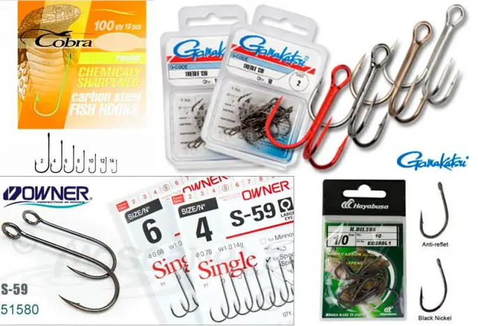 Hook for pike perch: which hook to choose when fishing for live bait, number