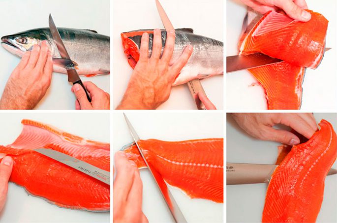 How to properly cut salmon: the process of cutting, tricks, useful properties