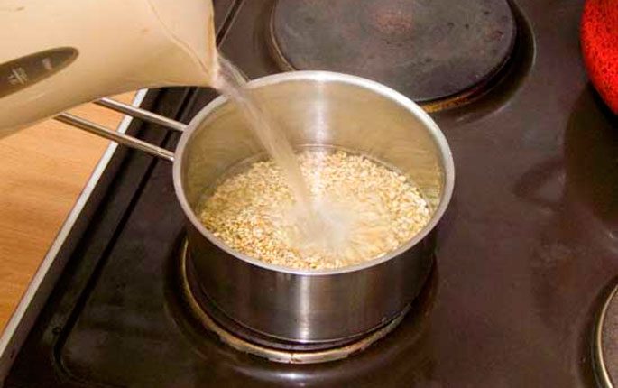 How to properly steam wheat for fishing, cooking methods