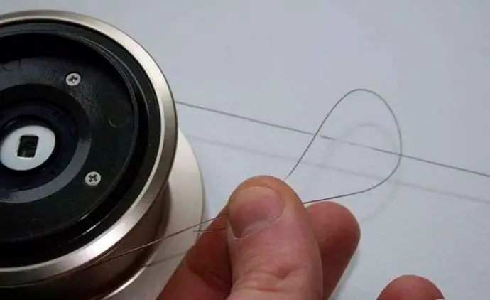 How to properly tie a fishing line to a reel (spool) photo and video examples