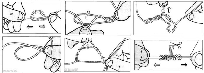 How to tie knots on a fishing line, types of fishing knots and types of fishing lines