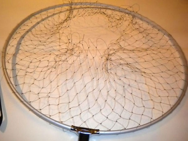How to weave a fishing net from fishing line with your own hands