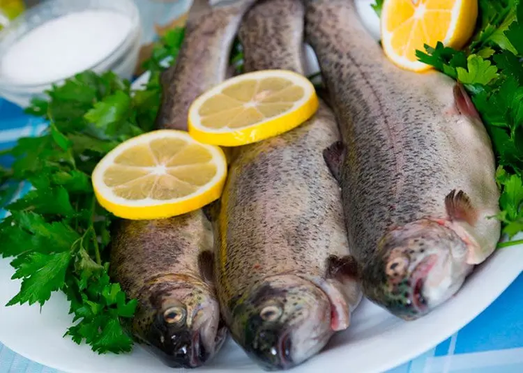 Low-fat varieties of fish: list of dietary fish, table