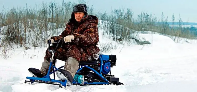 Mini snowmobile Husky: specifications, advantages and disadvantages