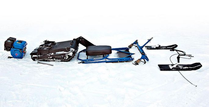 Mini snowmobile Husky: specifications, advantages and disadvantages