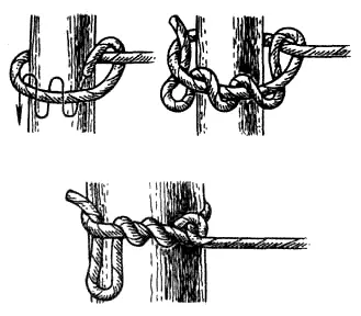 Nautical knot noose, how to tie a carabiner knot, diagram