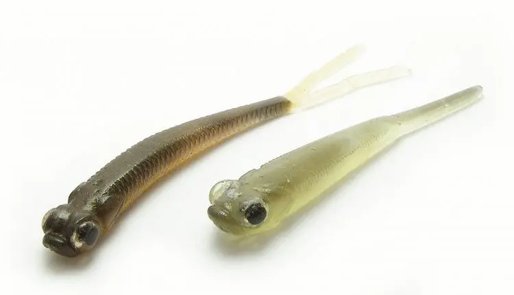 Pike fishing on a jig in winter from the ice