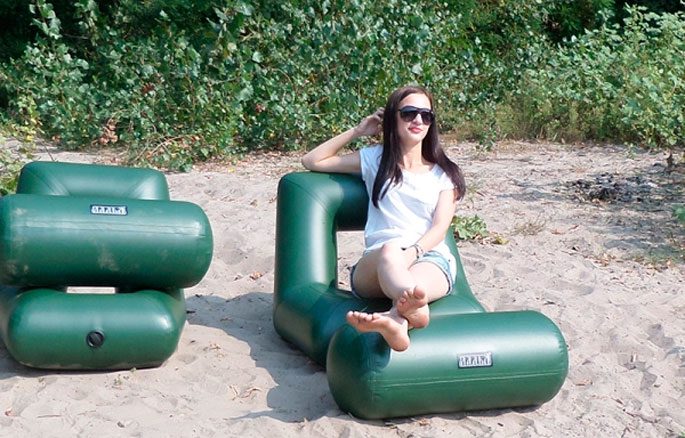 PVC inflatable boat chairs, how to choose, proper care