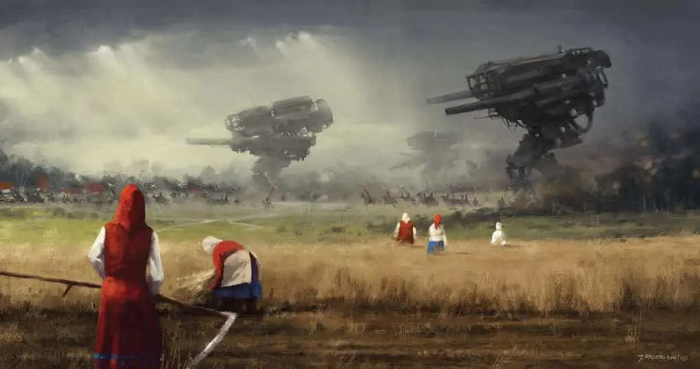 The apocalyptic world of artist Jakub Rozalski