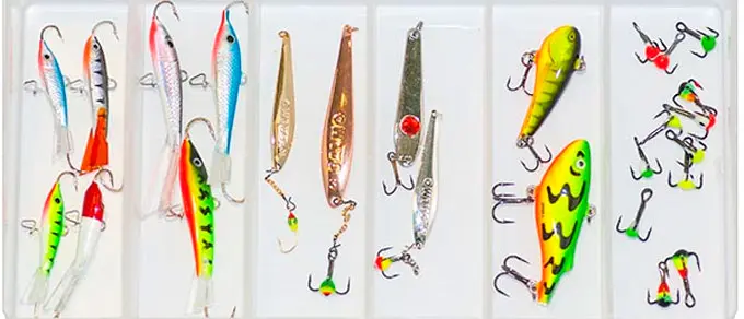 The best winter lures for perch, for winter fishing