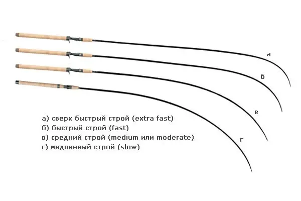 The choice of spinning and reels for fishing