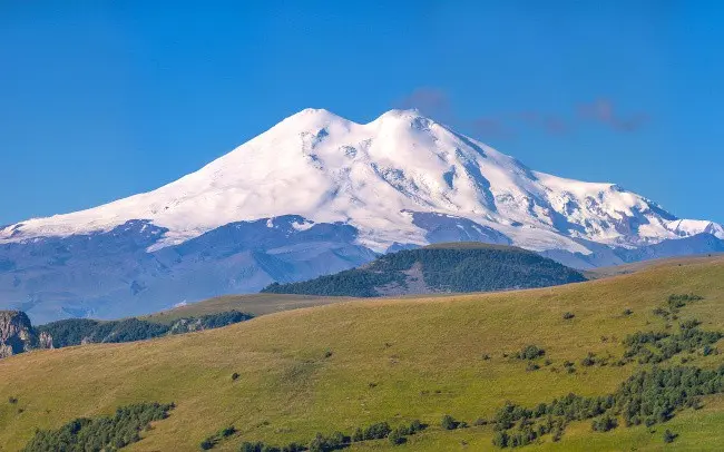 The highest mountains in Europe