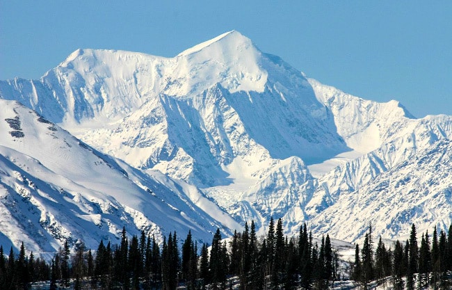 The highest mountains in North America