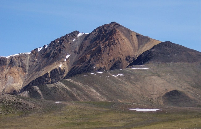 The highest mountains in North America