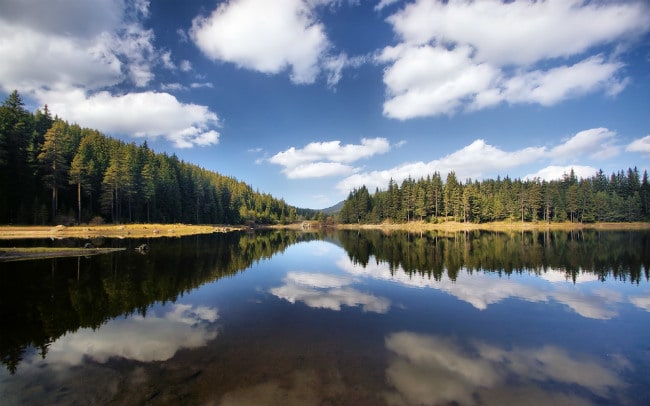 The largest lakes in Russia