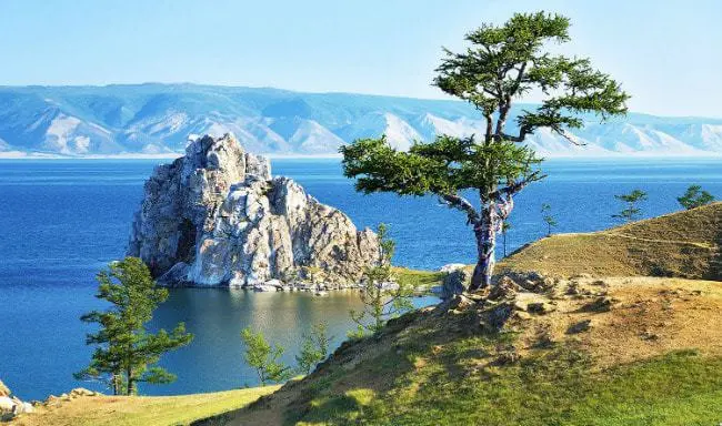 The largest lakes in Russia