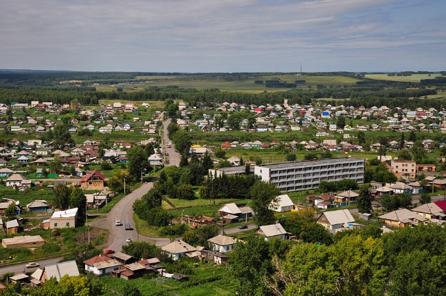 The largest regions in Russia