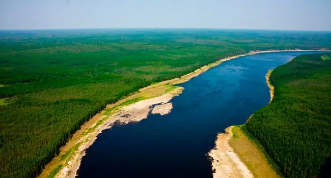 The largest rivers of Russia