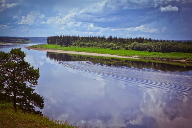 The largest rivers of Russia