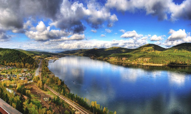 The largest rivers of Russia