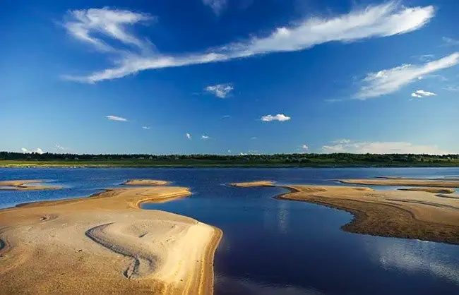 The most full-flowing rivers of Russia