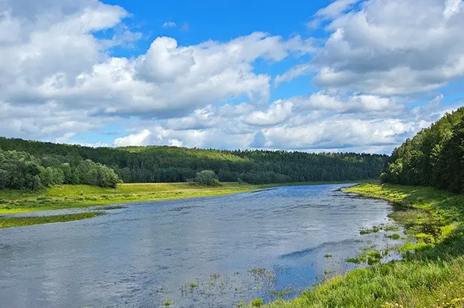 The most full-flowing rivers of Russia