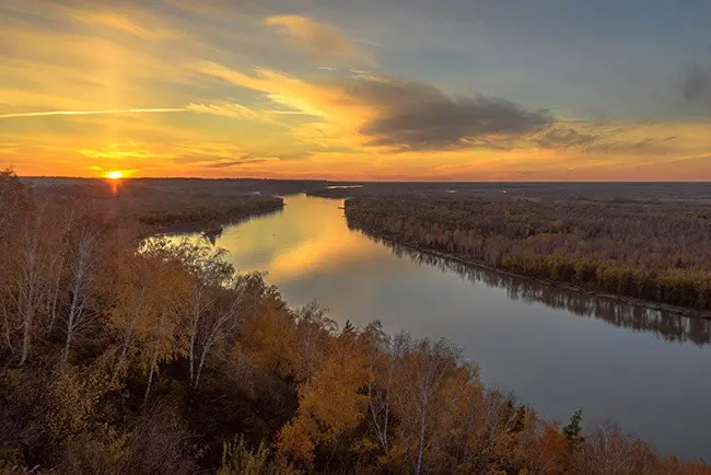 The most full-flowing rivers of Russia