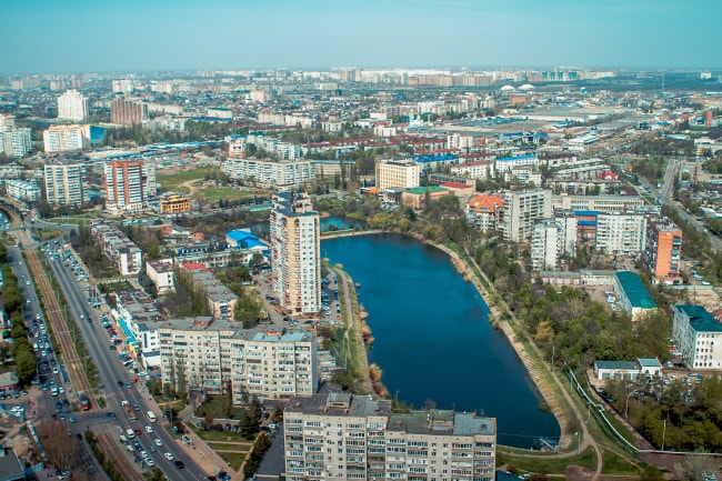 The most southern cities of Russia