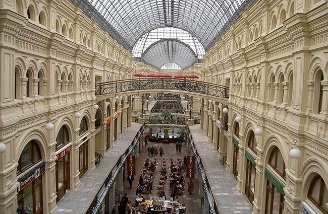 Top 10 największych centrów handlowych w Moskwie