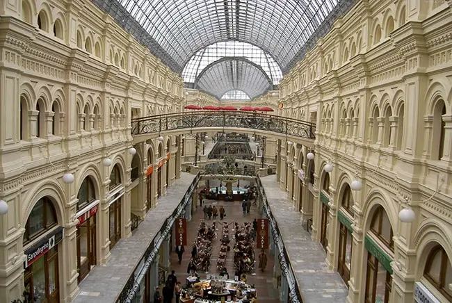 Top 10 biggest shopping malls in Moscow