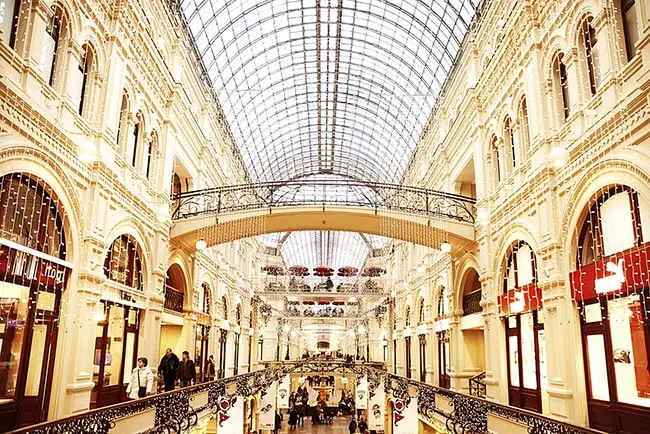 Top 10 biggest shopping malls in Moscow