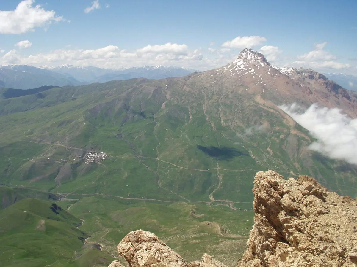 Top 10 highest mountains in Dagestan