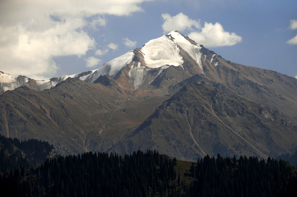 Top 10 highest mountains in Kazakhstan