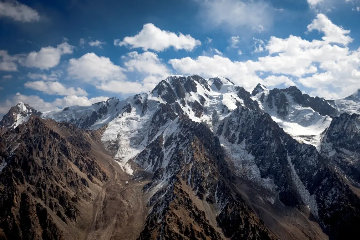 Top 10 highest mountains in Kazakhstan