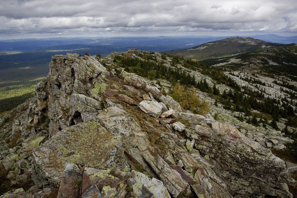 Top 10 highest mountains in the Chelyabinsk region