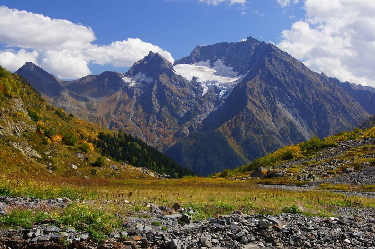 Top 10 highest mountains of the Krasnodar Territory