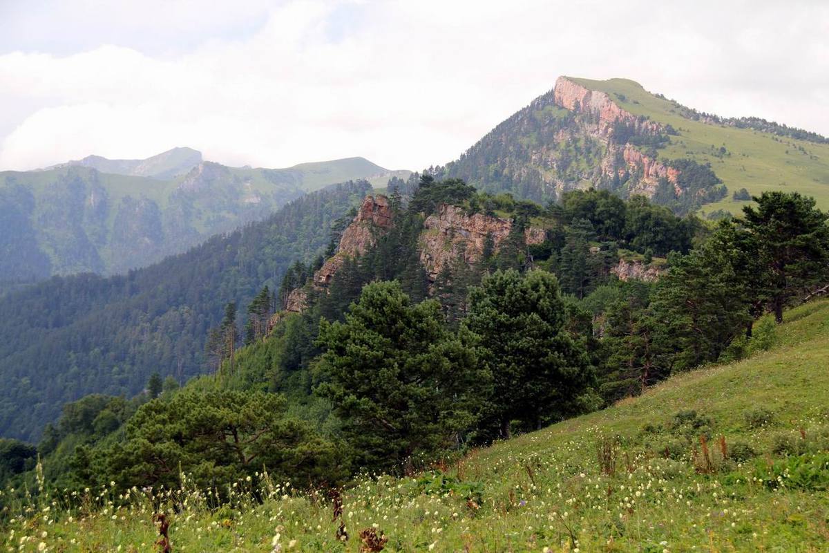 Top 10 highest mountains of the Krasnodar Territory