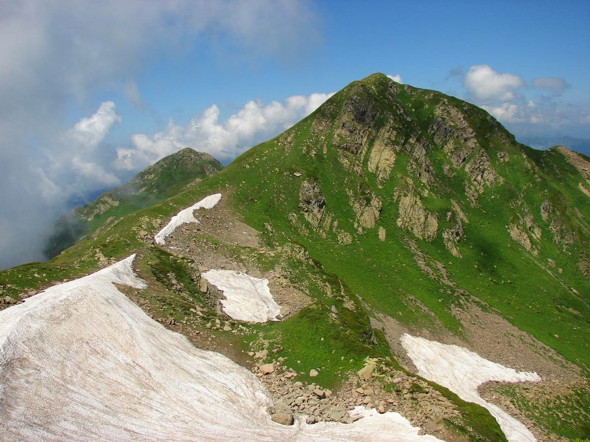 Top 10 highest mountains of the Krasnodar Territory