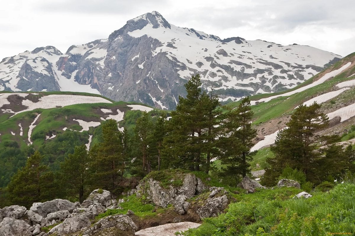 Top 10 highest mountains of the Krasnodar Territory