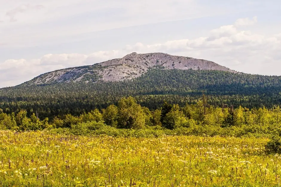 Top 10 highest points of the Ural Mountains