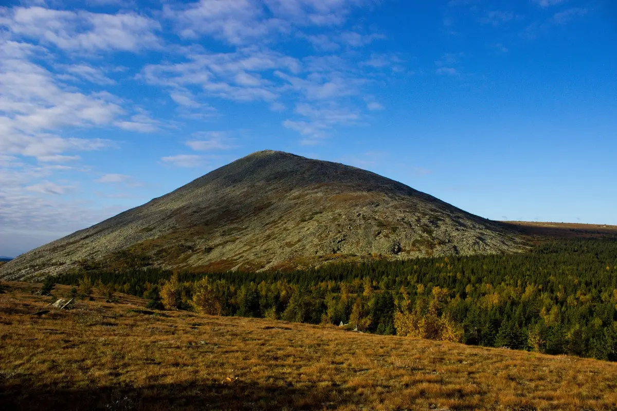 Top 10 highest points of the Ural Mountains