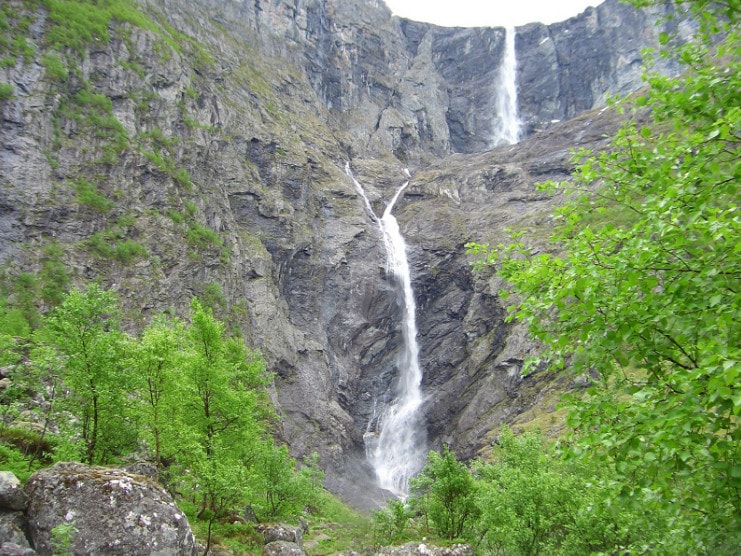 Top 10 highest waterfalls in Europe