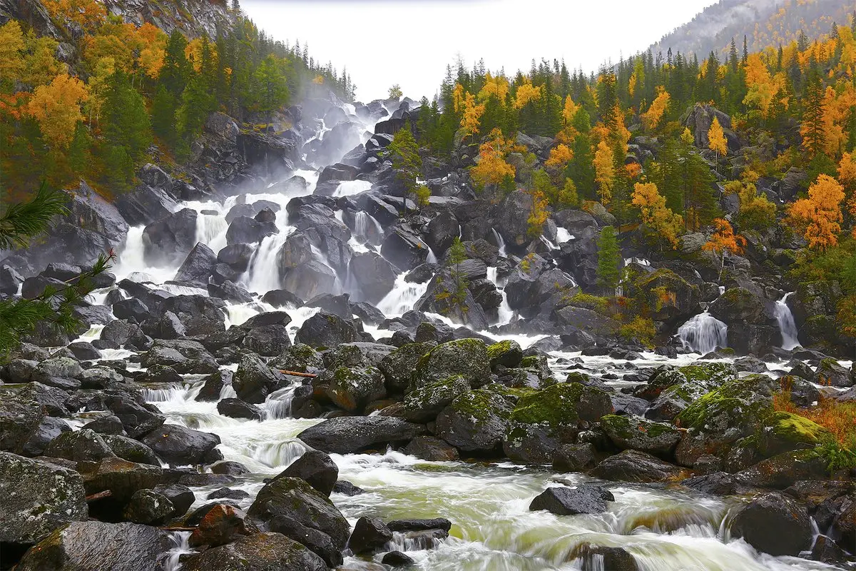 Top 10 highest waterfalls in Russia