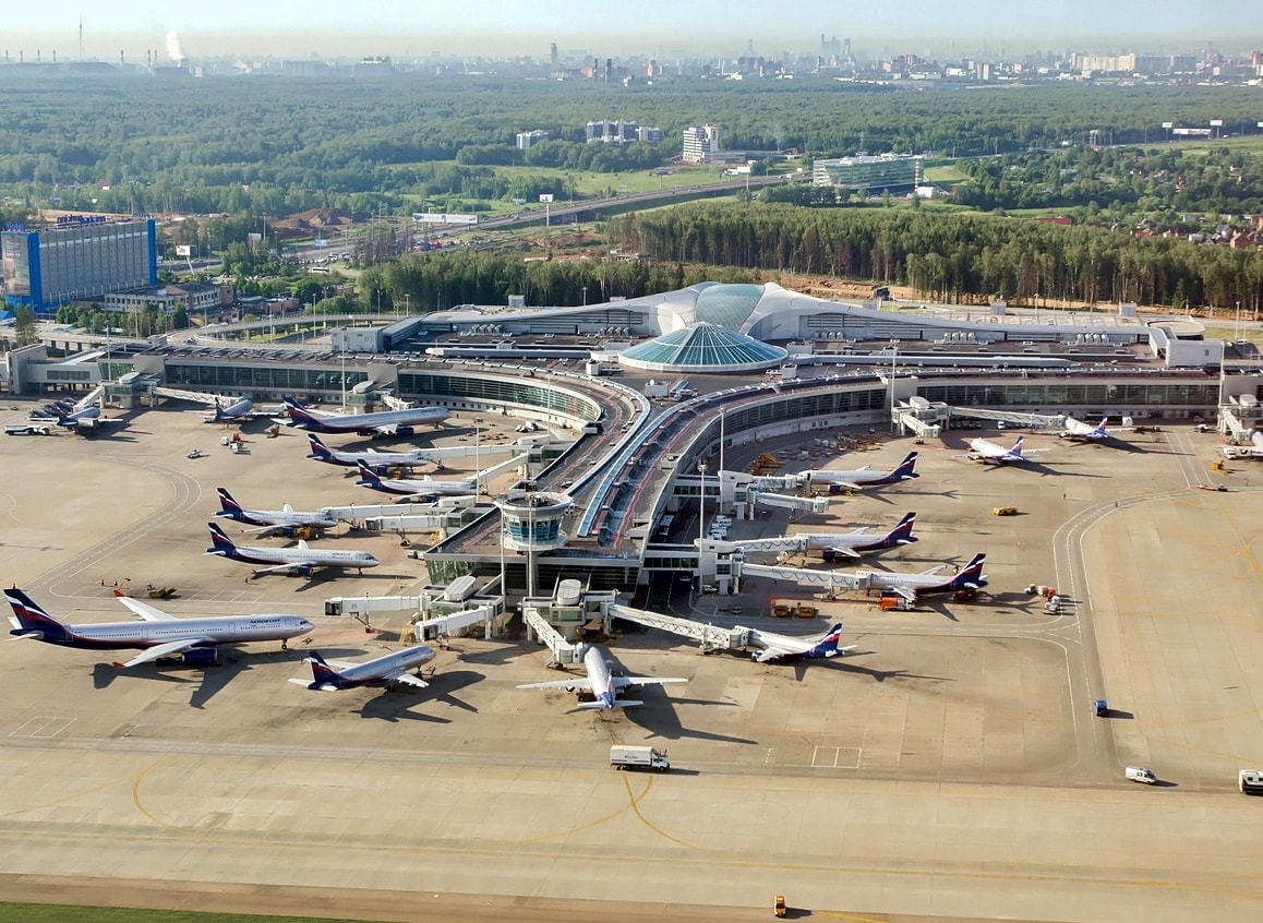 Top 10 largest airports in Russia