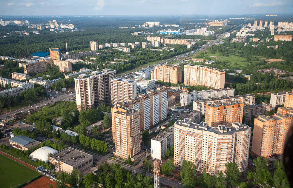 Top 10 largest cities in the Moscow region